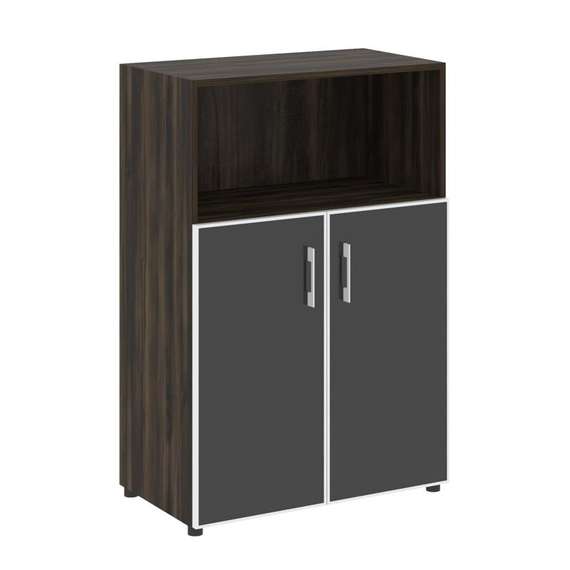 Yalta Шкаф LT.ST-2.2 R black Дуб Мали/Стекло Black 800*450*1195