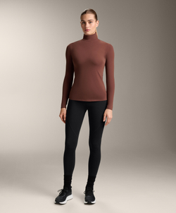 Oysho Термофутболка с длинным рукавом, терракотовый