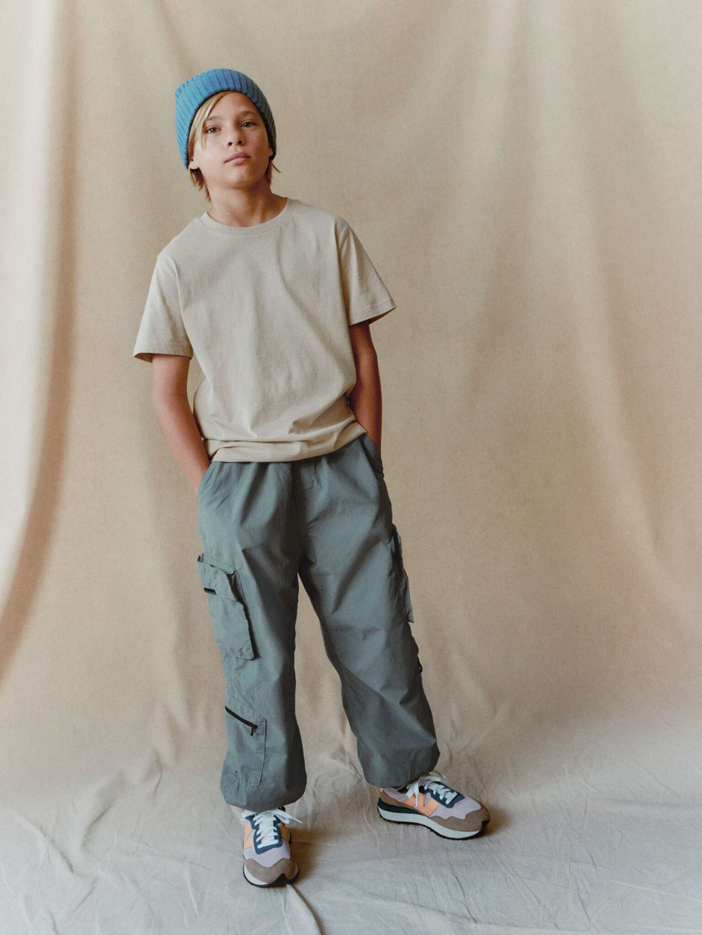 Брюки карго для мальчика Next D35-902, Хаки