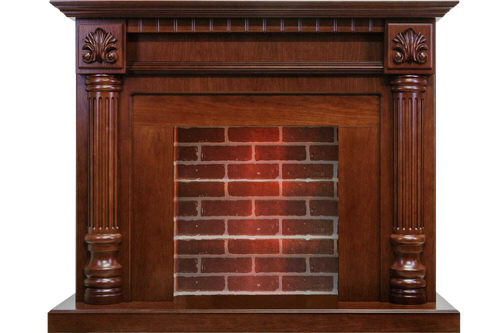 Портал Dimplex Edinburg - Орех / Кирпич