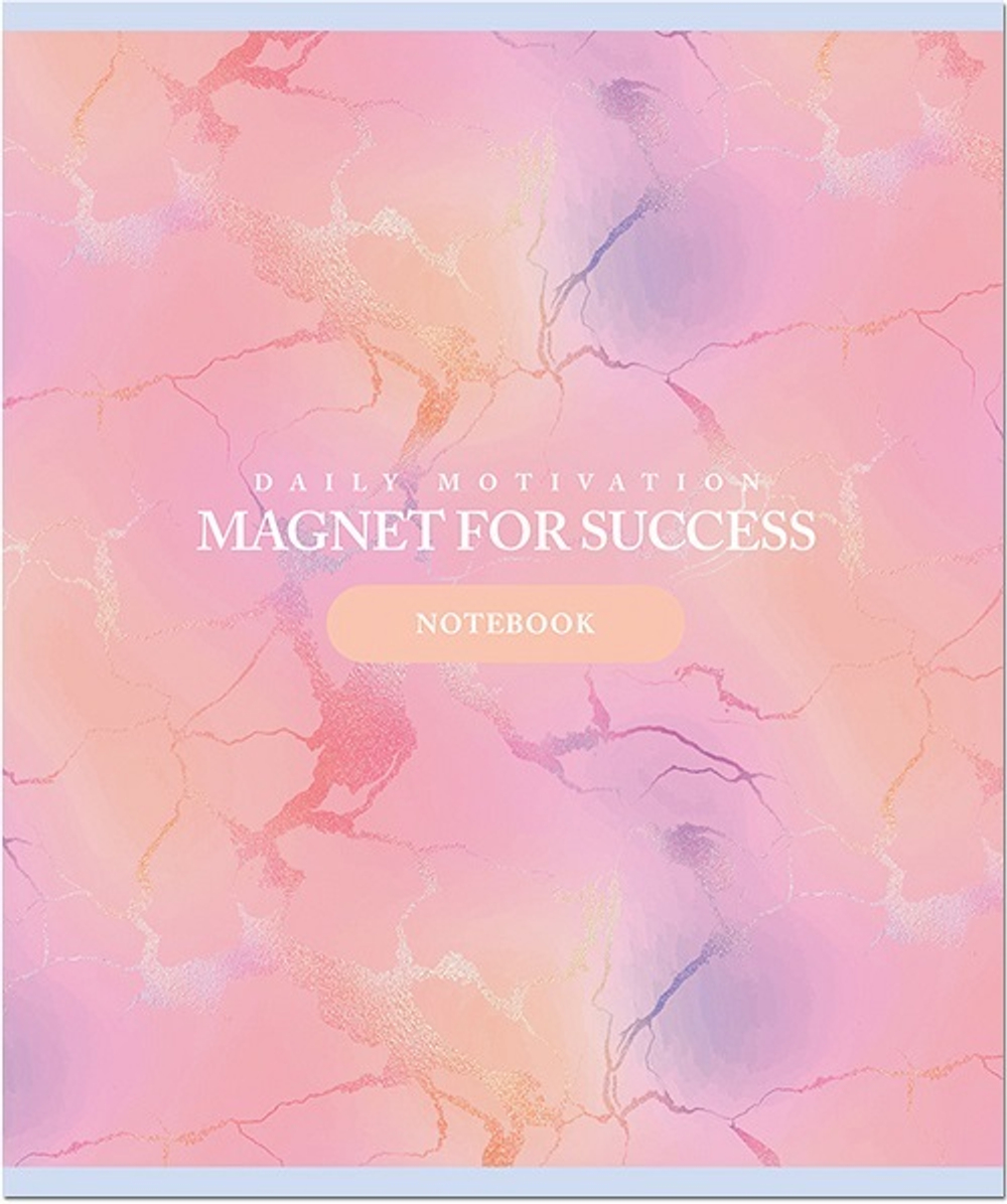 Тетрадь 170х203, 48л, SHINY OFFICE скрепка, 190г, 4+0+сплошной УФ-лак, клетка