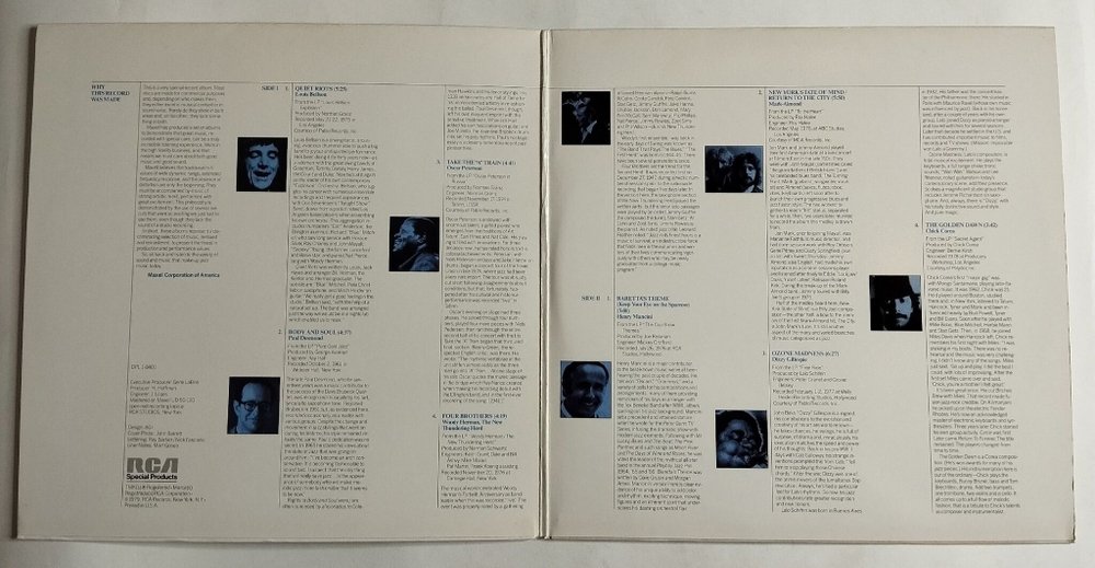 Винтажная виниловая пластинка LP Сборник Maxell Jazz Sampler (USA 1979) (Paul Desmond, Oscar Peterson, Chick Corea, Henry Mancini)