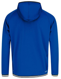 Мужская теннисная кофта Head Topspin Hoodie - royal/print vision