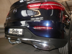 Оцинкованный фаркоп на Mercedes GLC-Class x253 2015-2022 (без электрики), Galia M145C
