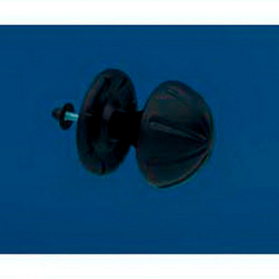 Ручка дверная AMIG кнопка 16 чёрная (1/20)     6131