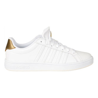 Женские теннисные кроссовки K-Swiss Court Tiebreak Women - White, Gold
