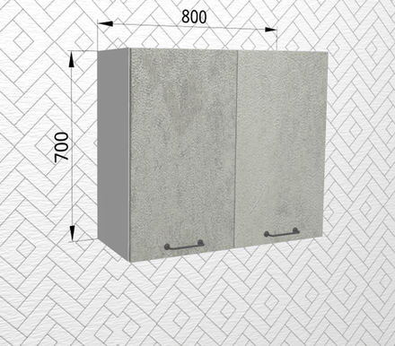 Лофт Бетон светлый П 800