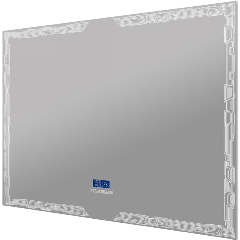 Зеркало Cezares 120 45064 с подсветкой с сенсорным выключателем Touch System, с подогревом, с радио и датчиком температуры