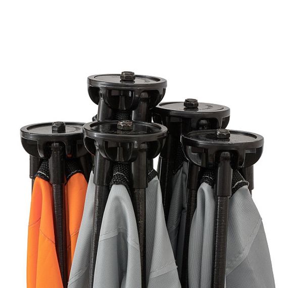 Палатка зимняя Куб 1,8х1,8 orange lumi/gray (HS-ISC-180OLG) Helios