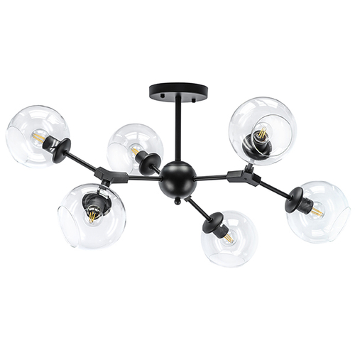 785067 Люстра BETA 6x40W E27 ЧЕРНЫЙ