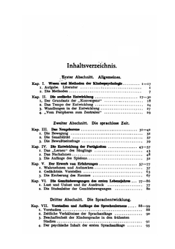 Psychologie Der Frühen Kindheit. Bis Zum Sechsten Lebensjahre | William Stern