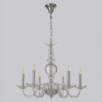 Подвесная люстра Crystal Lux ARABESQUE SP6 CHROME