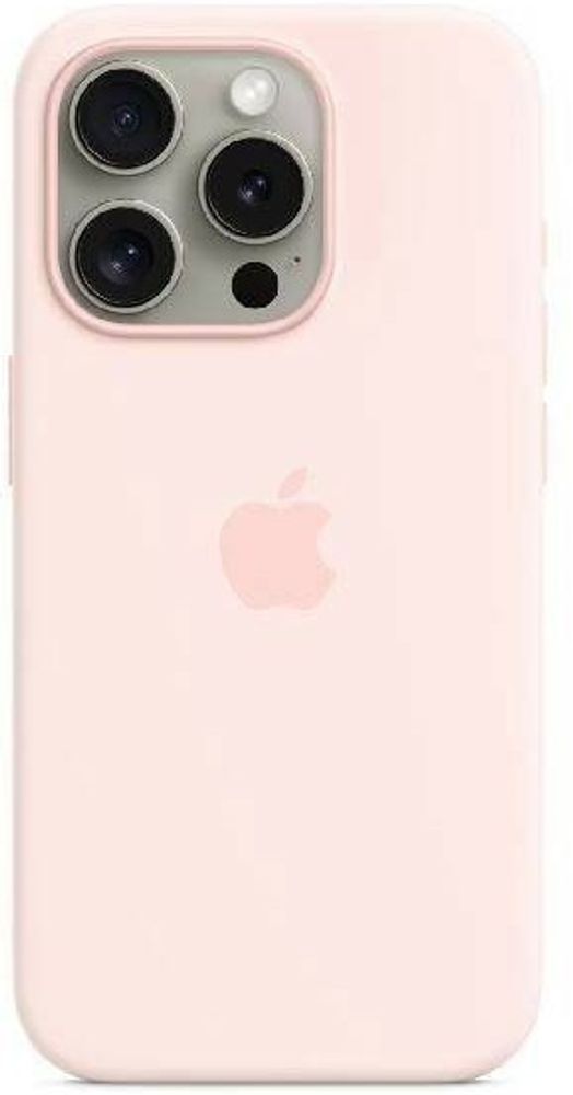Накладка IPhone 15 Pro light pink