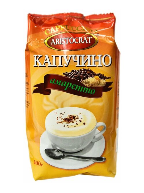 Растворимый кофе Aristocrat Капучино амаретто 300 г