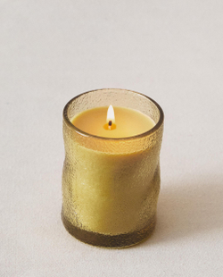 Zara Home Свеча ароматическая Incense & Orange 155 г, растительный воск, аромат восточный древесный, Коричневый