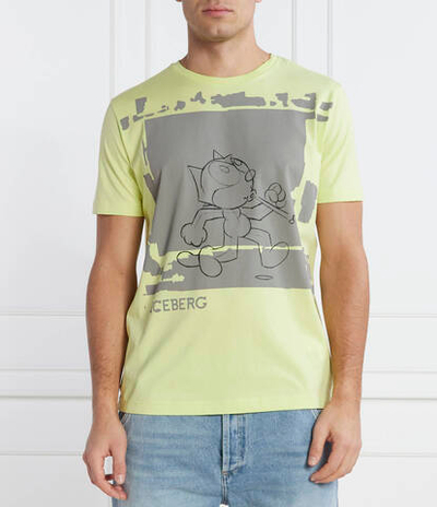 Футболка Iceberg - лимонный(242 I1P F018 6327)
