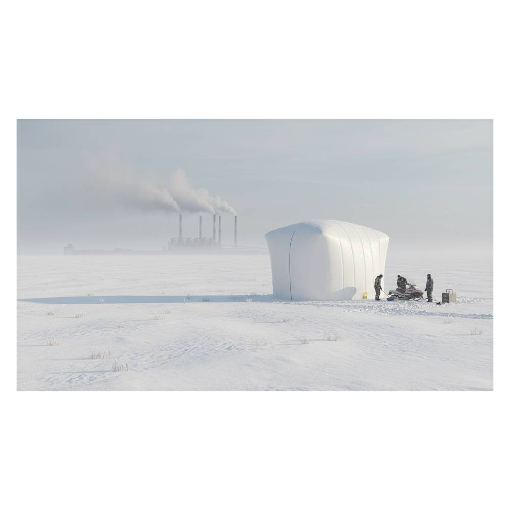 Бескаркасная тент-палатка МногоТентов 12x6x5 м.