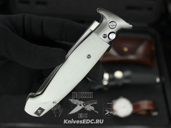 Складной нож Steelclaw Страйк 01W c клинком из стали D2, рукоять G10