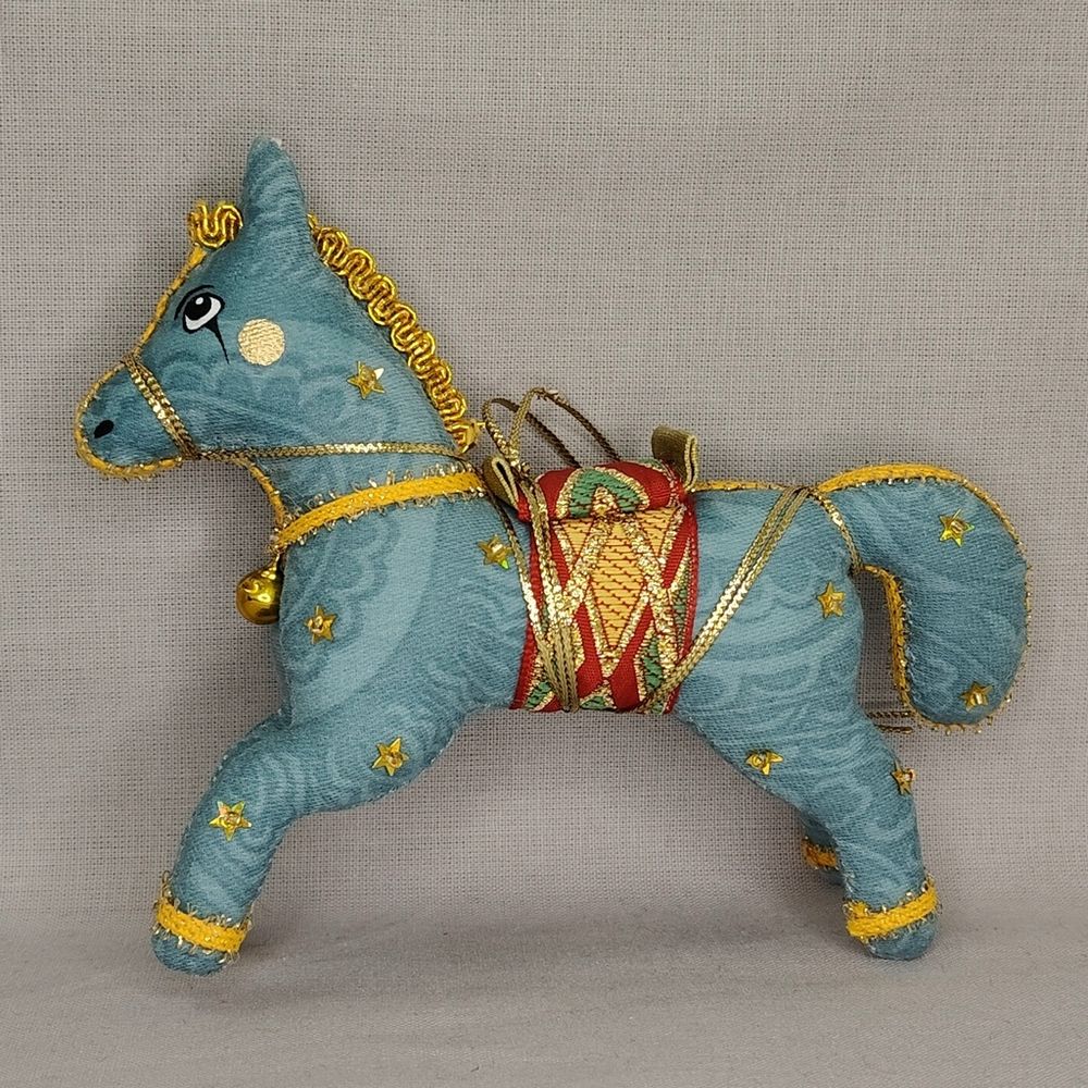 Ёлочная игрушка Лошадка Цирковая