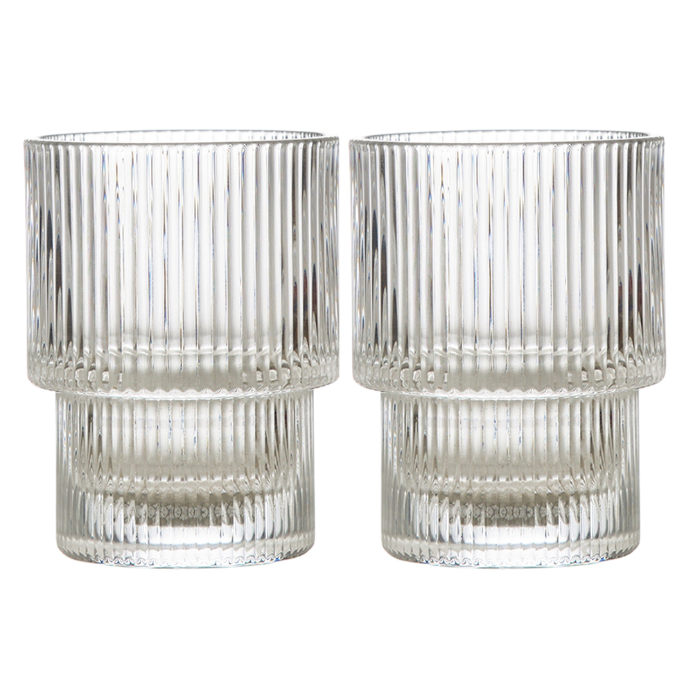 Набор стеклянных стаканов, 200 мл, 2 шт.