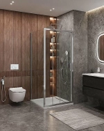 Душевой уголок Cezares Molveno 100x100 AF-31-100-C-CR-IV стекло прозрачное/профиль хром