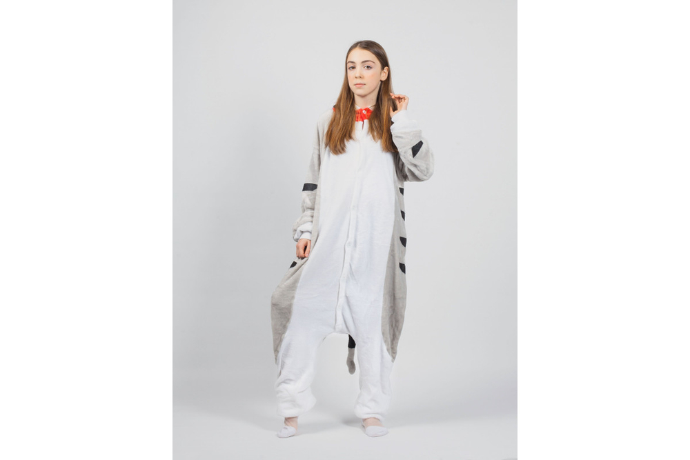 Кигуруми Funfur Серый кот XL