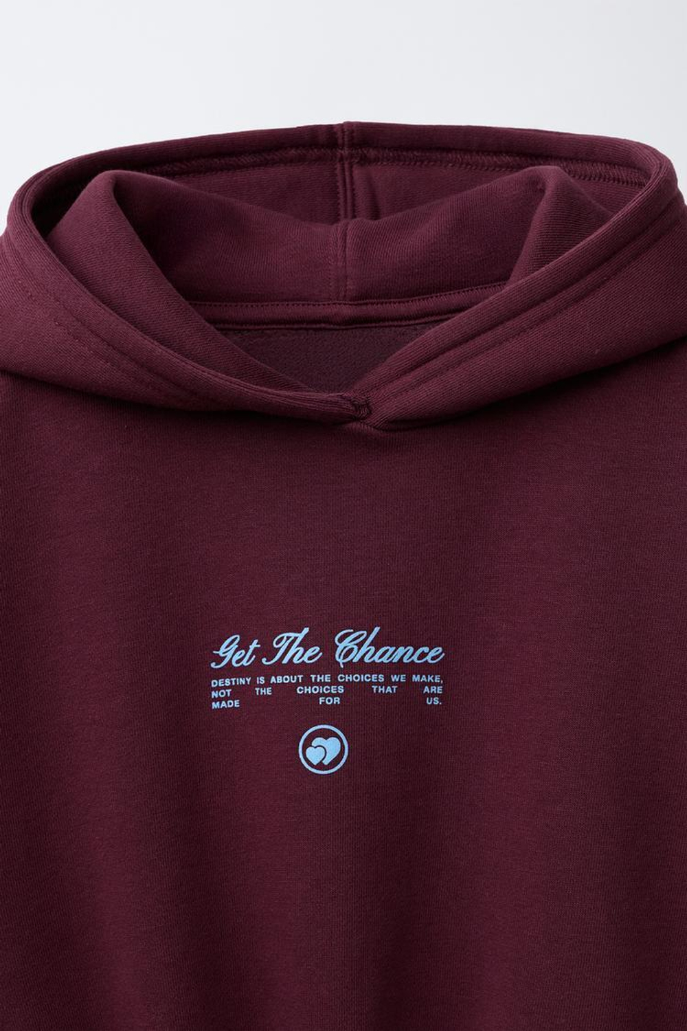 ZARA ХУДИ JOGGING С НАДПИСЬЮ И КАПЮШОНОМ, БУРГУНДИ