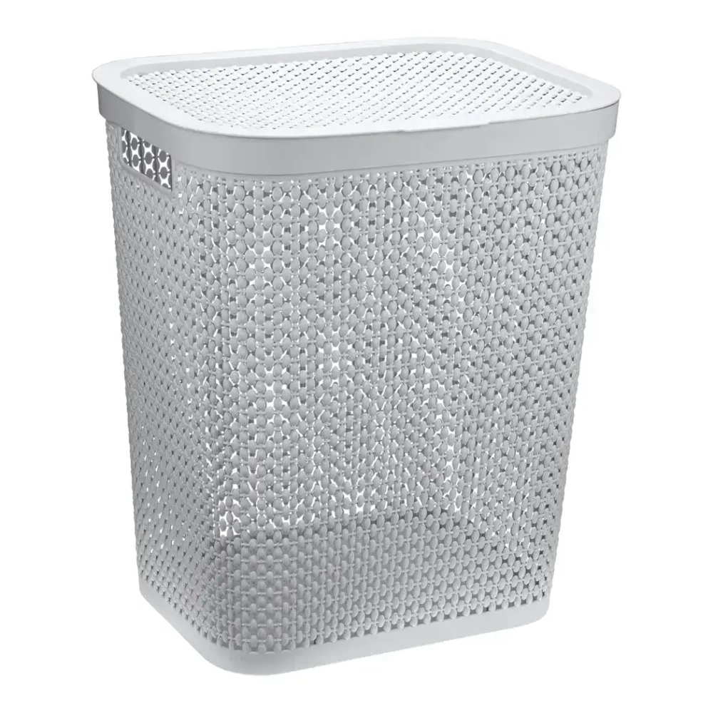 Корзина для белья ПИРУЛА 55л смоки