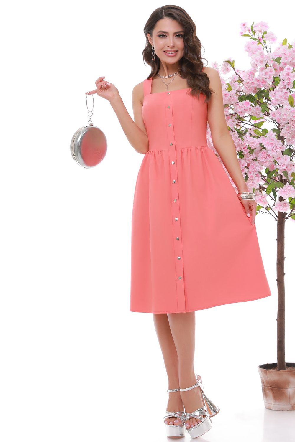 Сарафан оранжевого цвета DStrend (Акция)