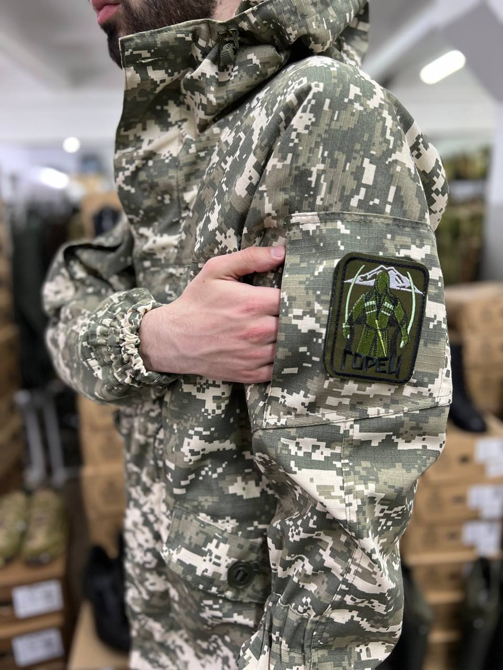 Костюм горка 6 лайт / весна-лето / серая цифра