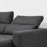 3-местный диван - IKEA ESKILSTUNA/ЭСКИЛЬСТУНА ИКЕА, 100х109х268 см, темно-серый