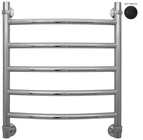 Сунержа Галант 600х500 (Матовый чёрный)