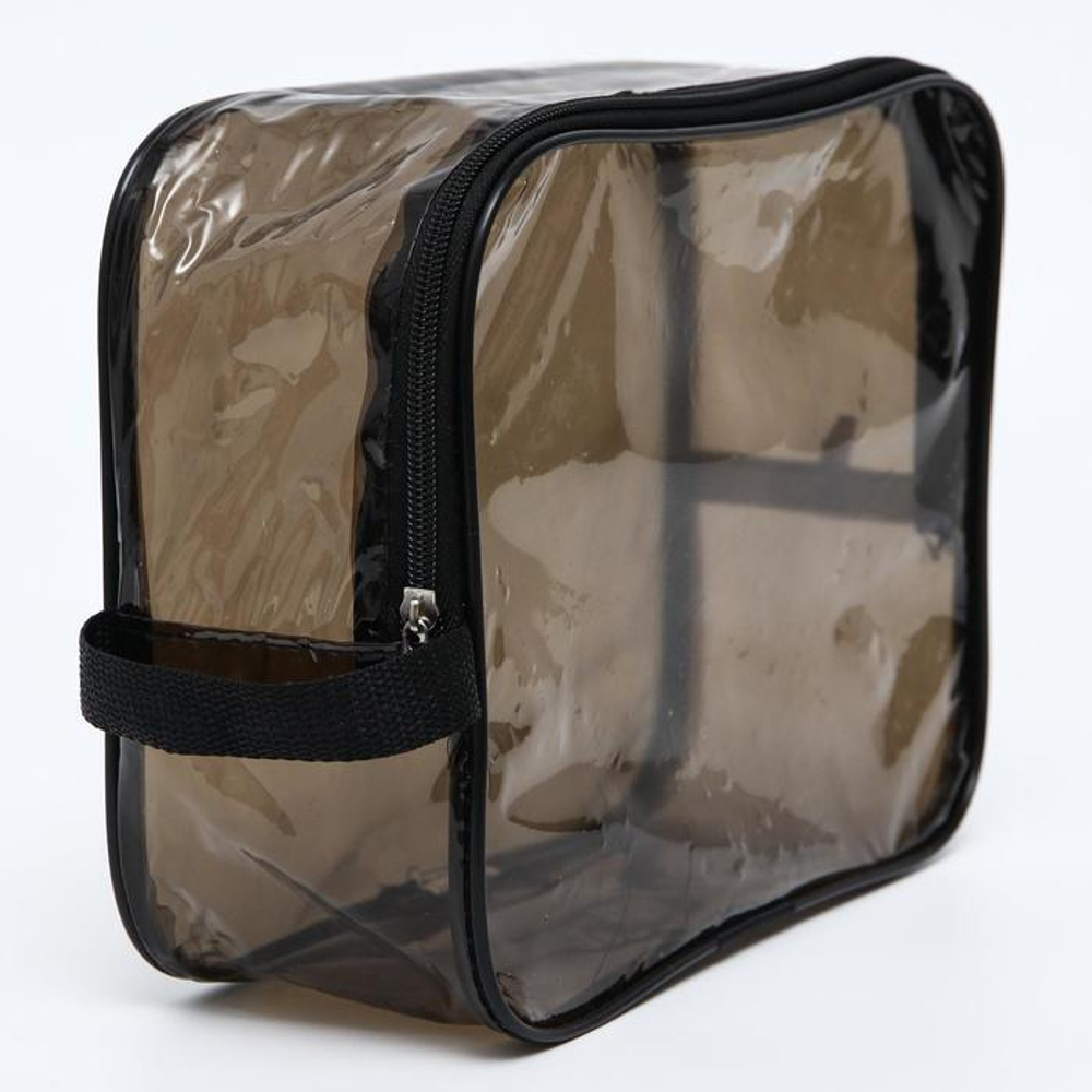 7048560 Сумка в роддом 20х25х10, цветной ПВХ, цвет черный