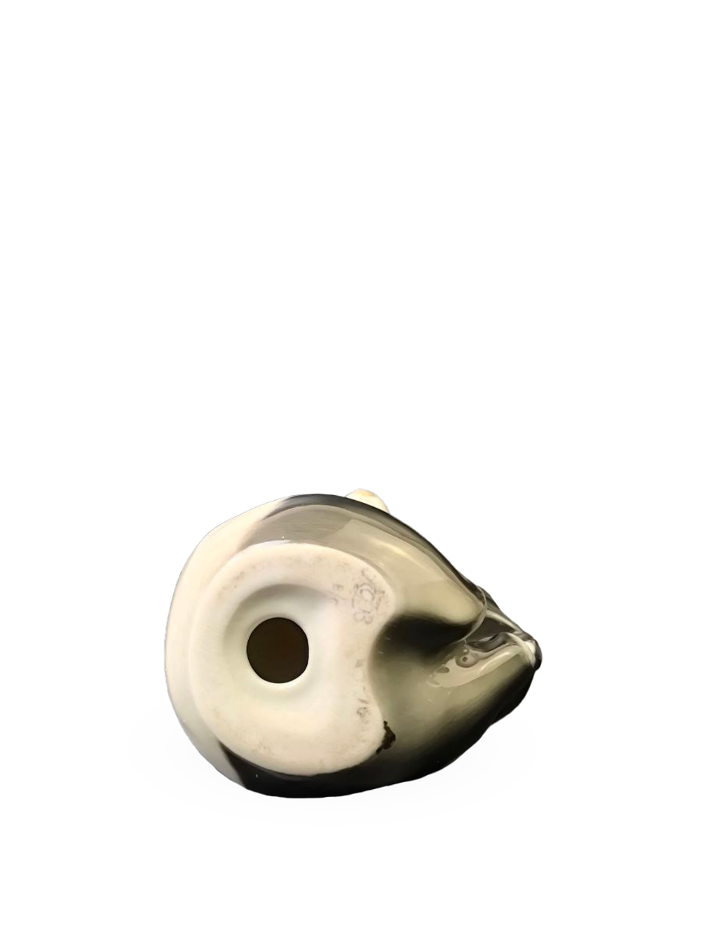 Фарфоровая статуэтка "Панда сидит" ЛФЗ