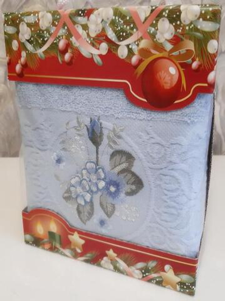 Полотенце махровое в подарочной упаковке, 100% хлопок, Турция.