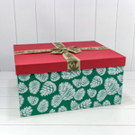 Коробка 53 х 43 х 26 см Набор 8 шт "Шишки" (Зеленый)