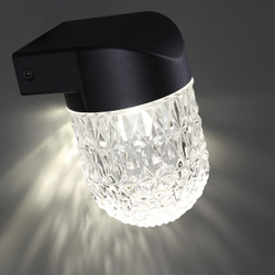 359295 STREET NT24 724 черный Светильник ландшафтный настенный IP65 LED 7W 4000K 175-265V ESTIMA