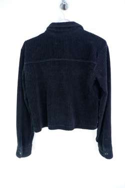 Рубашка жакет RESERVED в рубчик черная на 10 лет