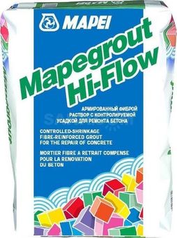 Mapei Mapegrout Hi-Flow фиброшпатлевка для ремонта 25кг