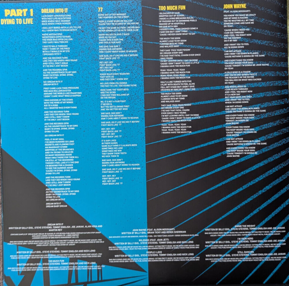 Billy Idol / Dream Into It (Limited Edition)(Coloured Vinyl)(LP)