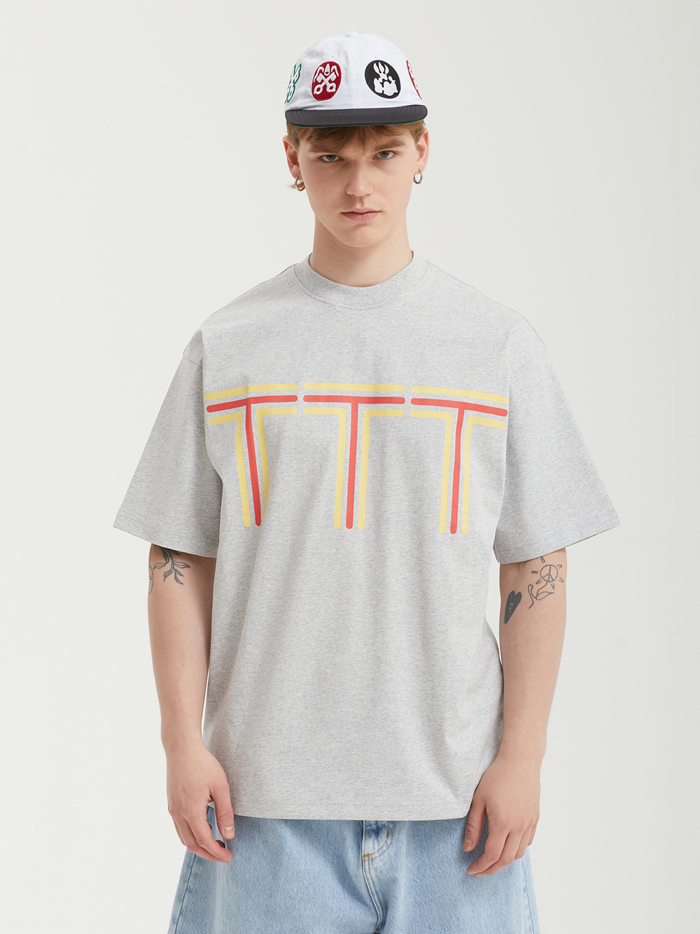 Мужская Футболка Ttt Logo Stripes