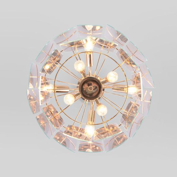 Подвесная люстра Eurosvet Claire 60170/8 золото Smart