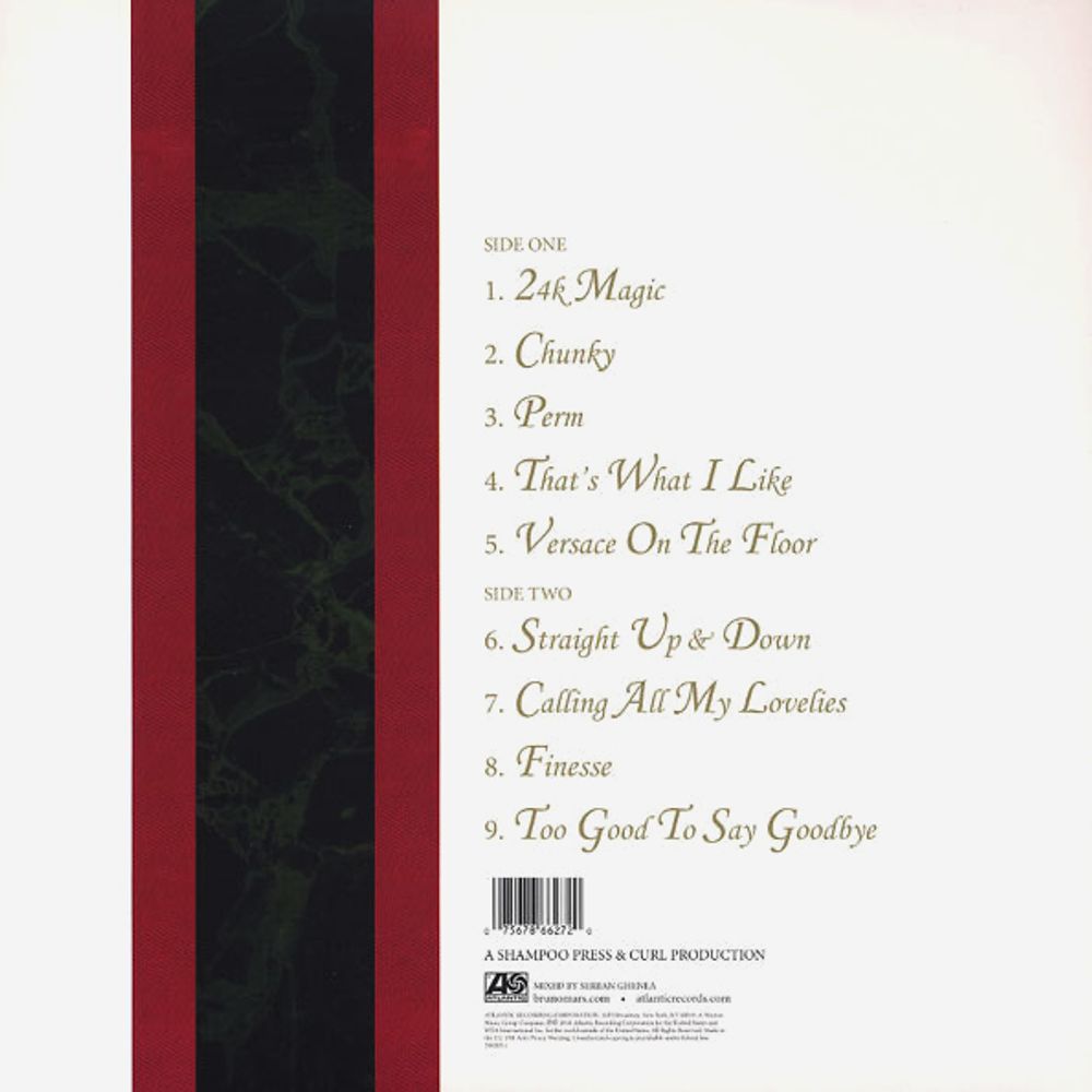 Bruno Mars. 24K Magic (LP)