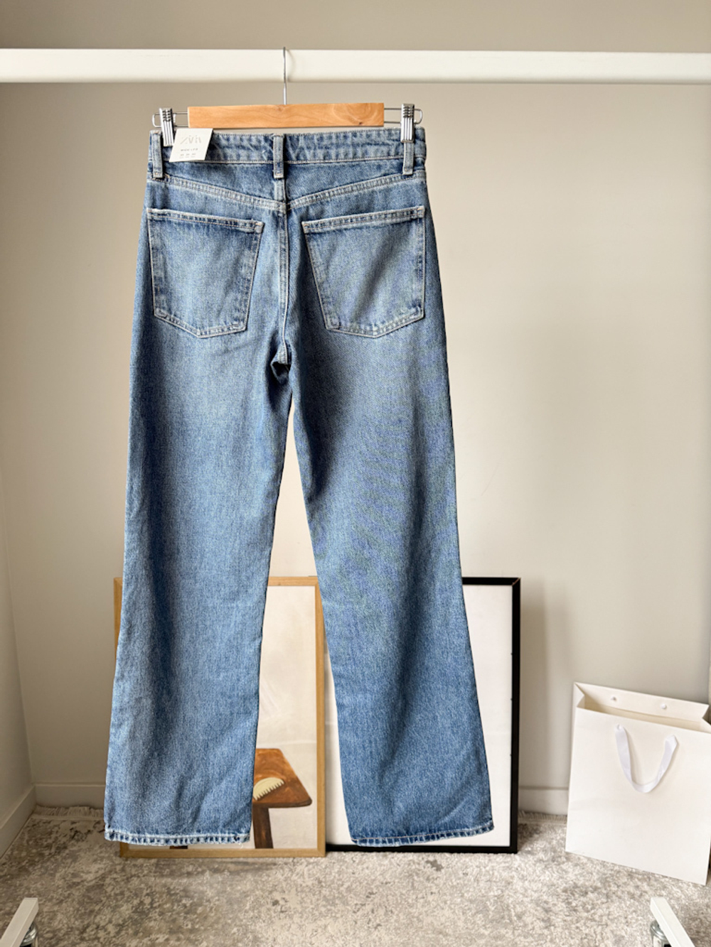 Новые джинсы Zara, S
