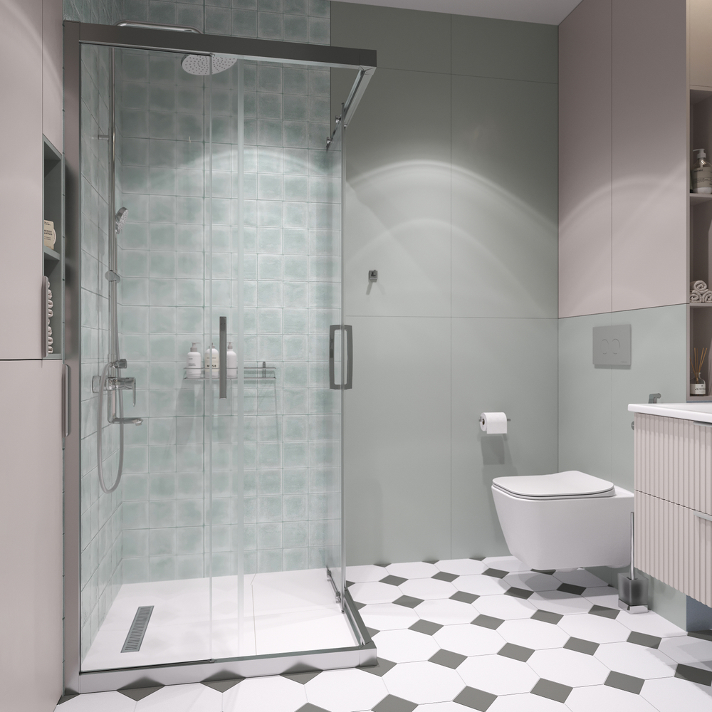 Душевой трап (лоток) EWRIKA 8600540 40 см, с сифоном