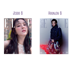 Журнал ELLE 2024.12 (JISOO) & Super ELLE Book in Book (HYUNJIN)