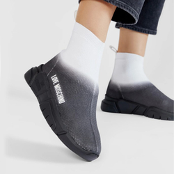 MOSCHINO кроссовки - чёрно-белый (36)