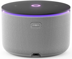 Умная колонка Yandex Станция Мини 3 Про Алиса серый 18W 1.0 BT/Wi-Fi (YNDX-00059GRY)