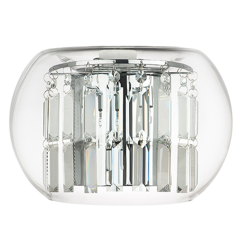 753634 Бра ACQUARIO 3х20W G4 12V ХРОМ хрусталь+стекло