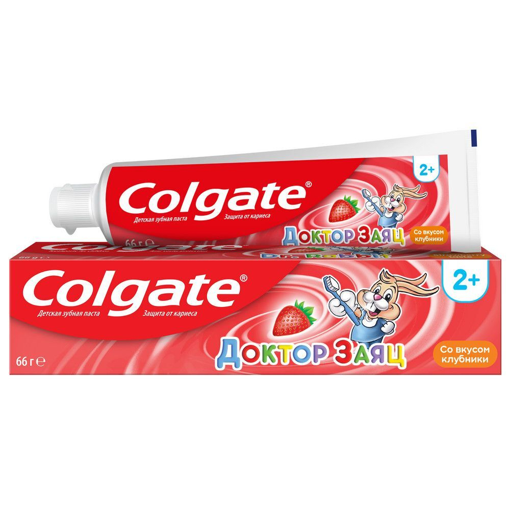 Colgate З/п. детск.Доктор Заяц клубника 50мл.